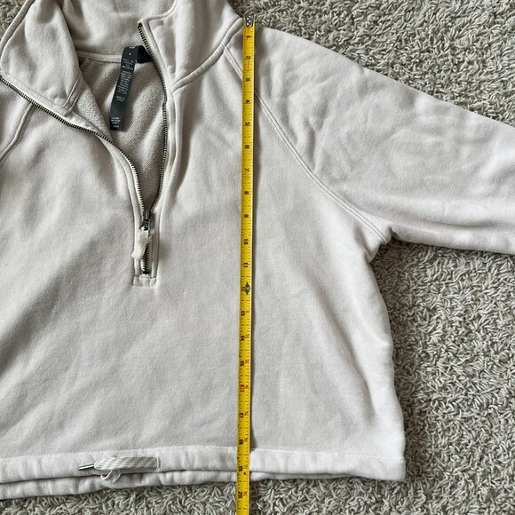 Vuori Cream Quarter-Zip Sweatshirt - Picture 6 of 9